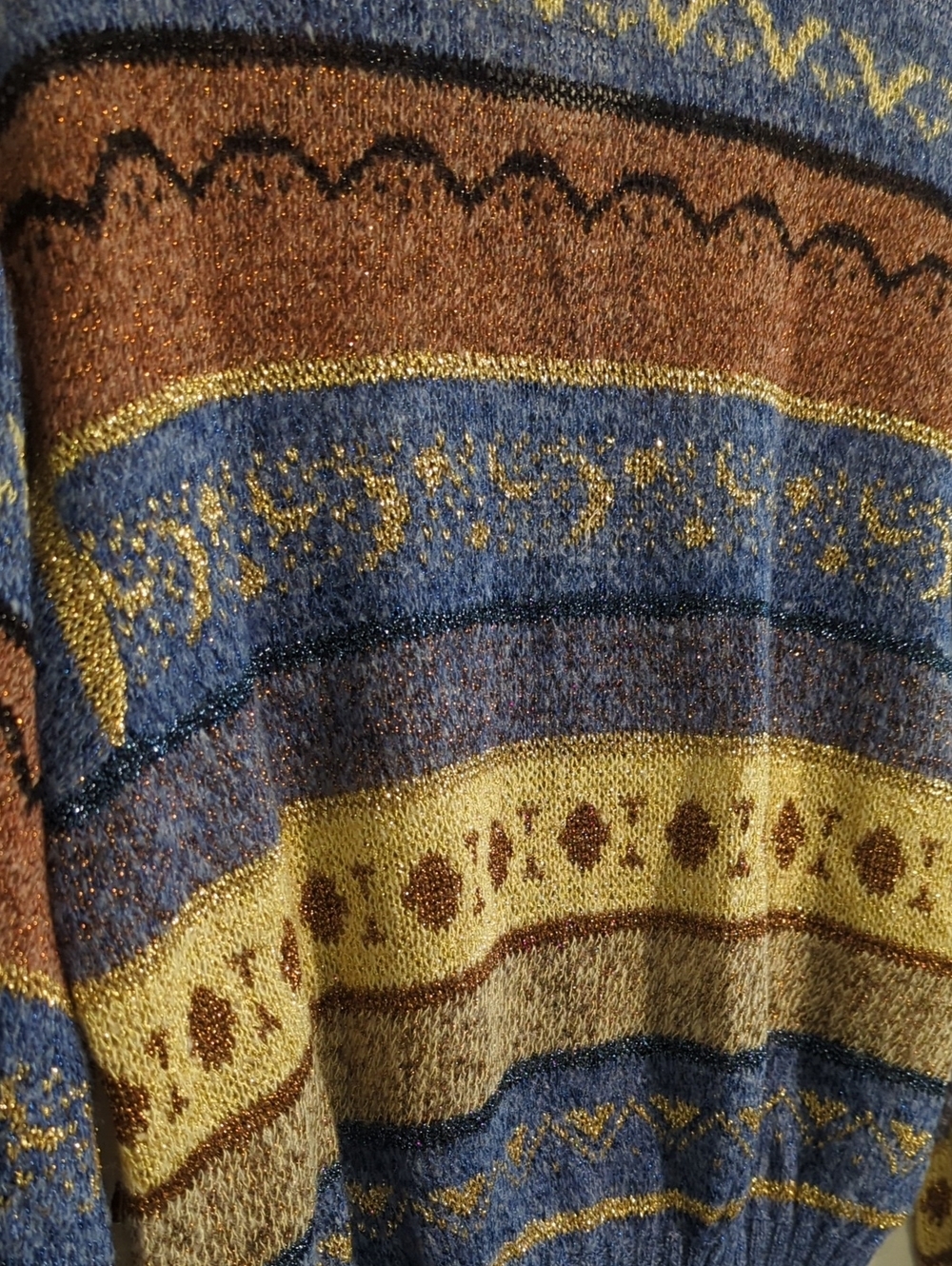 KRIZIA MAGLIA patterned cardigan sweater - size medium - Picture 9 of 10